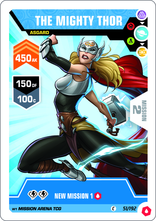 The Mighty Thor Card Front