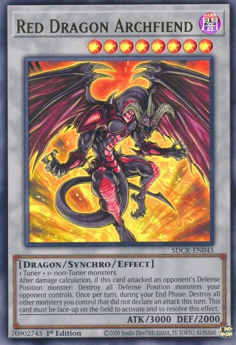 Arcidemone Drago Rosso Card Front