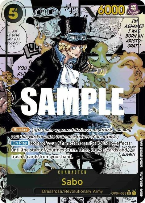 Sabo Card Front