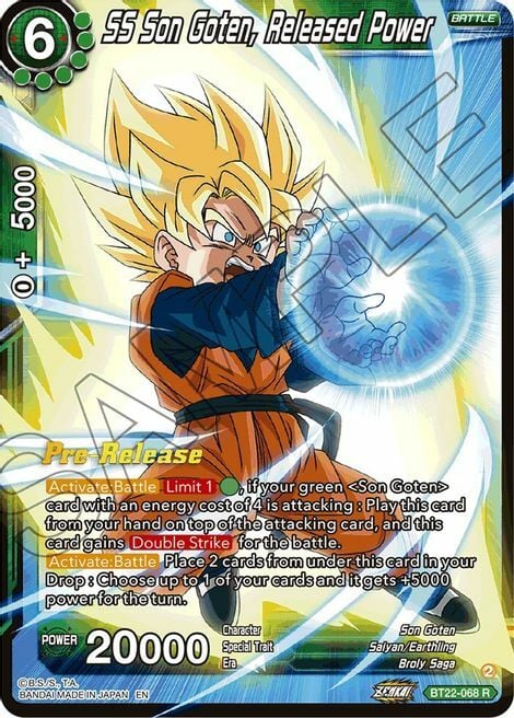 Son Goku SSJ2 | Greeting Card