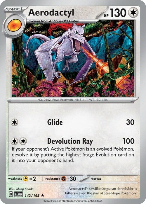 Aerodactyl Card Front