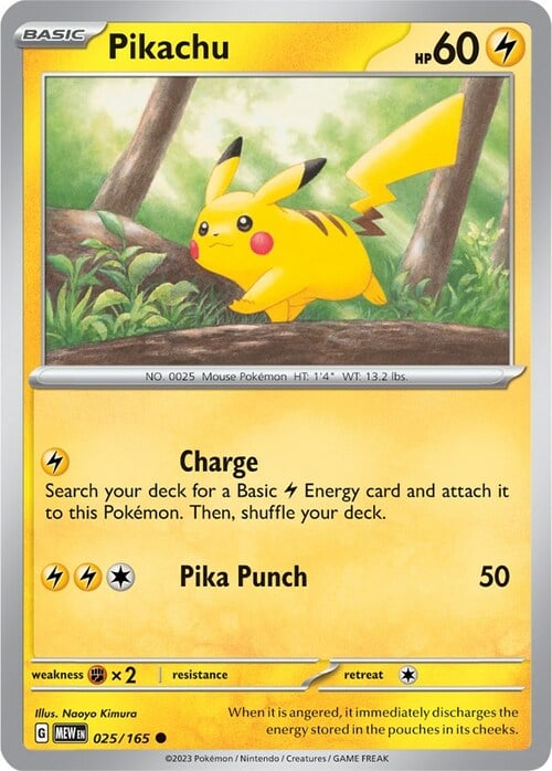 Pikachu [Gnaw | Agility] Card Front