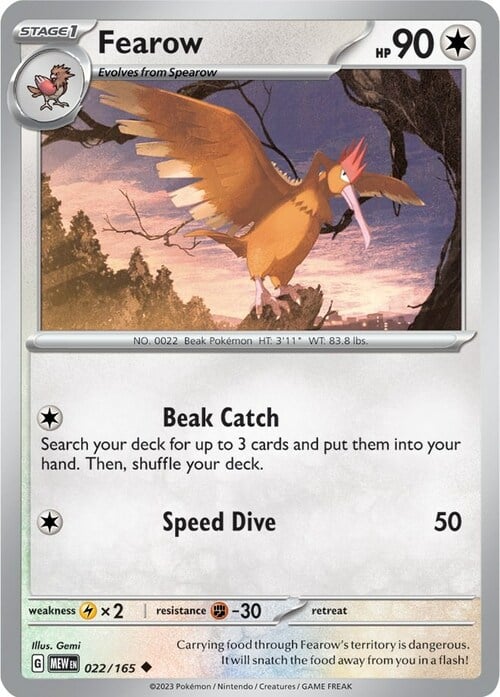 Fearow Frente