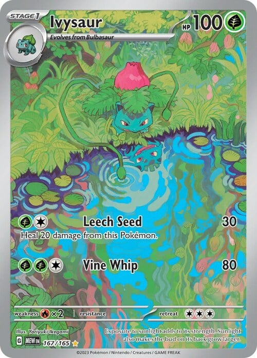 Ivysaur [Vine Whip | Poisonpowder] Card Front