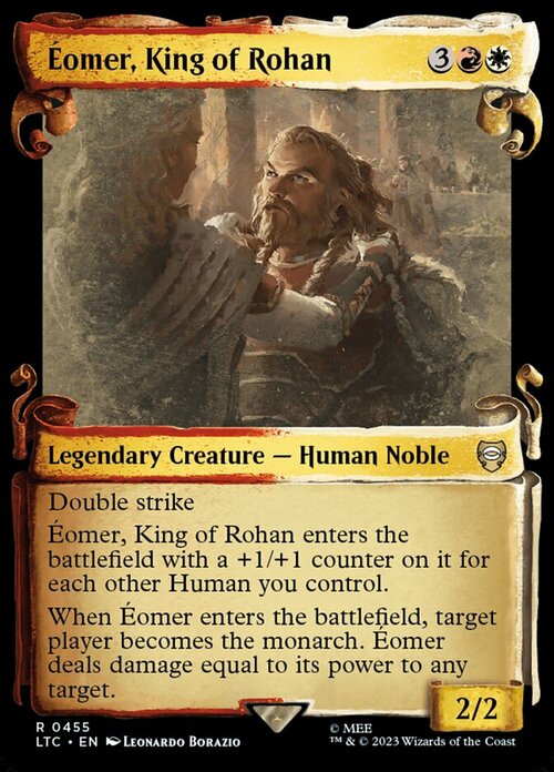 Éomer, rey de Rohan Frente