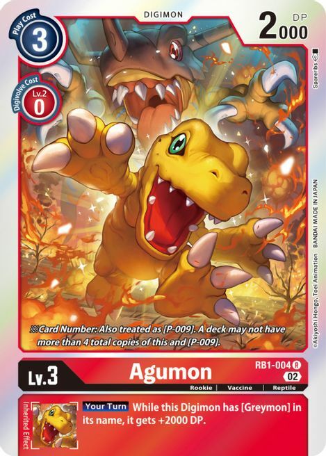 Agumon Card Front