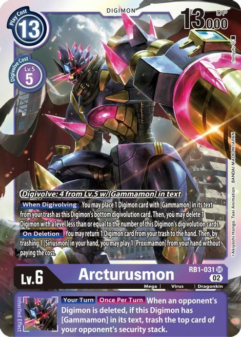 Arcturusmon Card Front