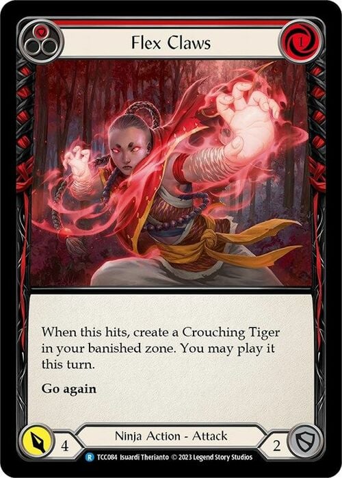 Flex Claws (Red) Card Front