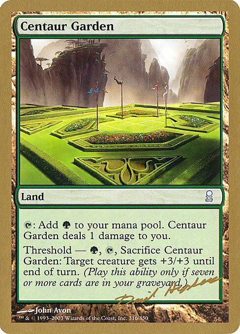Centaur Garden Card Front