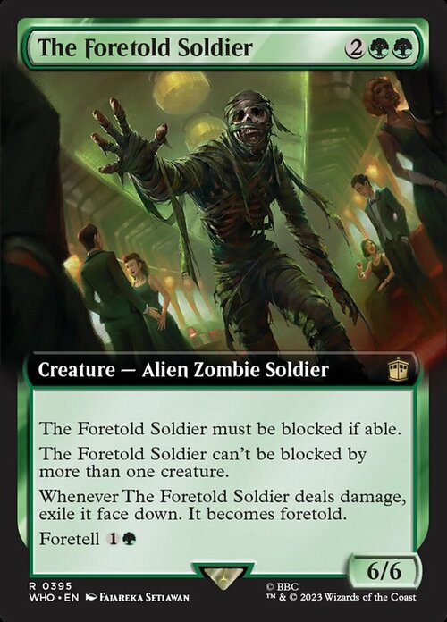 The Foretold Soldier Frente