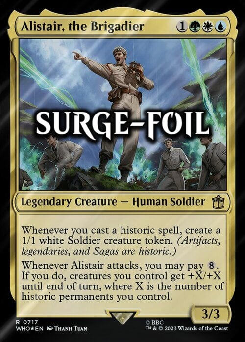 Alistair, the Brigadier Card Front