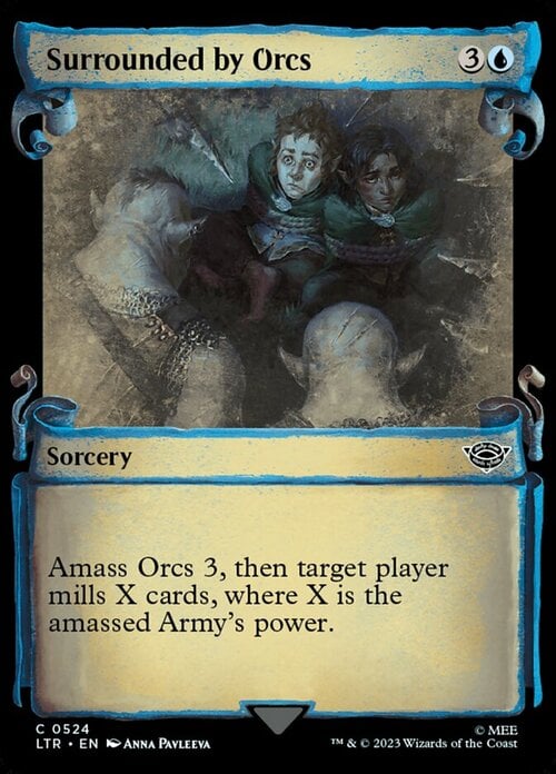 Surrounded by Orcs Card Front