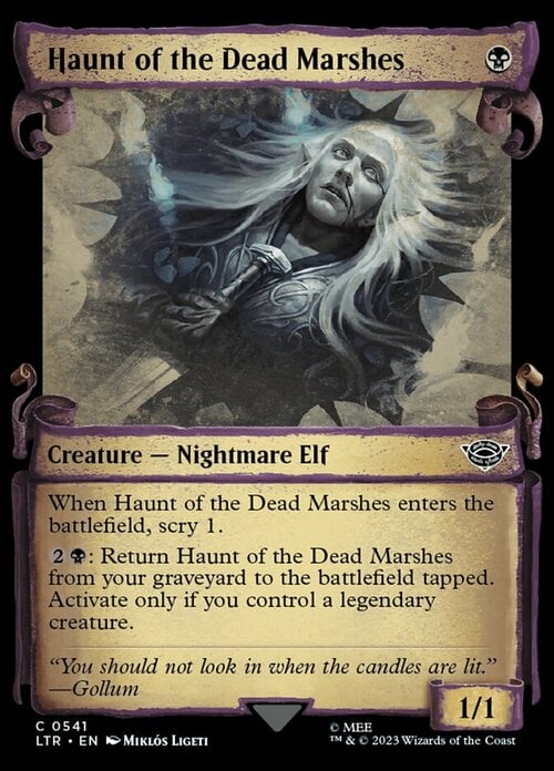 Haunt of the Dead Marshes Card Front