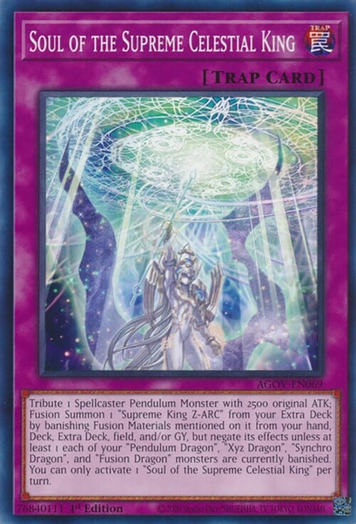 Anima del Re Celestiale Supremo Card Front