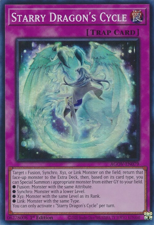 Starry Dragon's Cycle Card Front