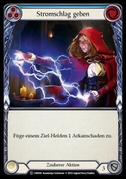 Zap - Blue Card Front