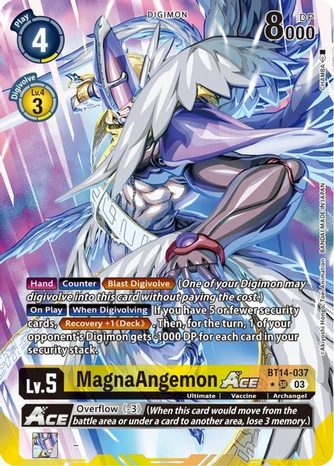 MagnaAngemon Ace Card Front