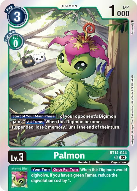 Palmon Card Front