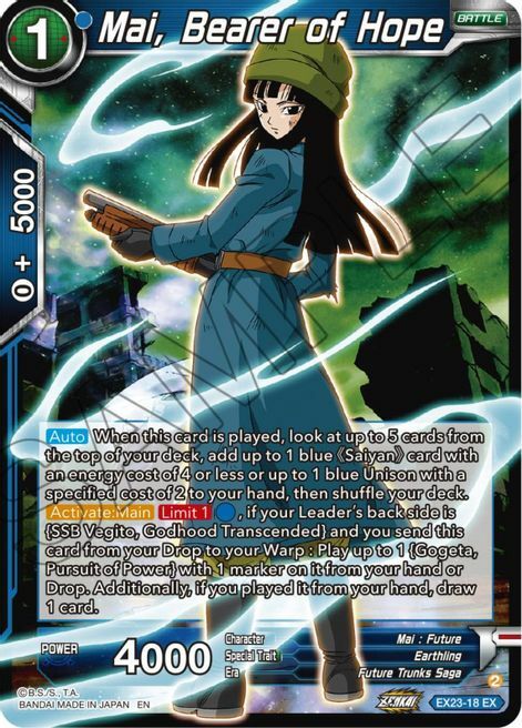 Mai, Bearer of Hope Card Front