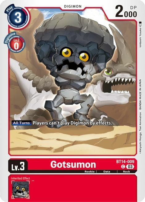 Gotsumon Card Front