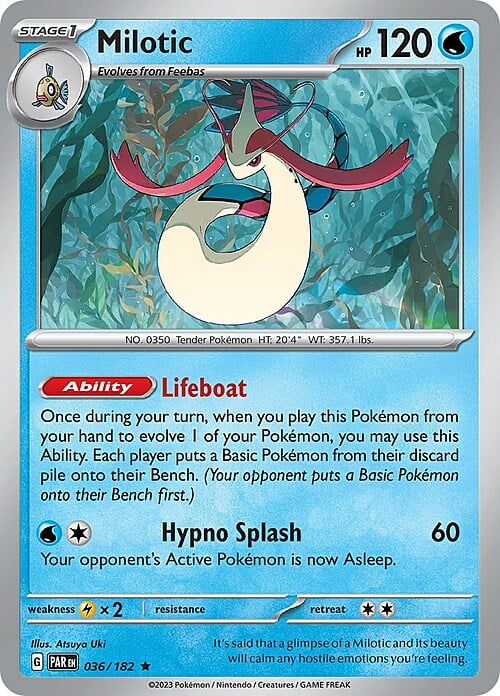 Milotic Card Front