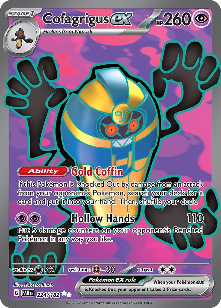 Cofagrigus ex Paradox Rift | Pokémon | CardTrader