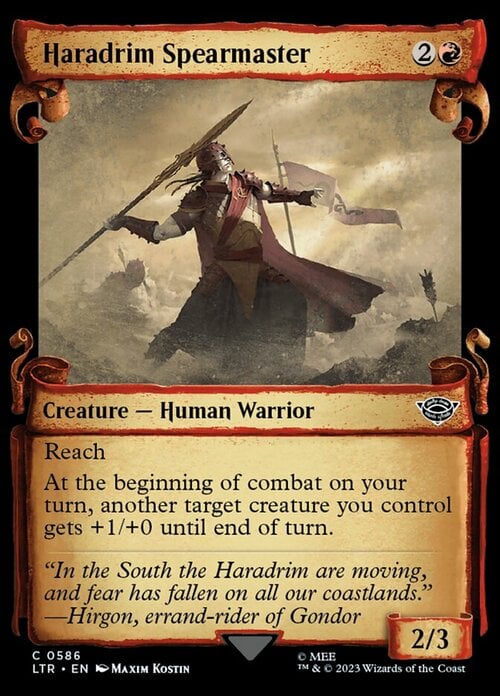 Lanciere Haradrim Card Front