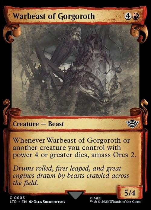 Bestia da Guerra di Gorgoroth Card Front