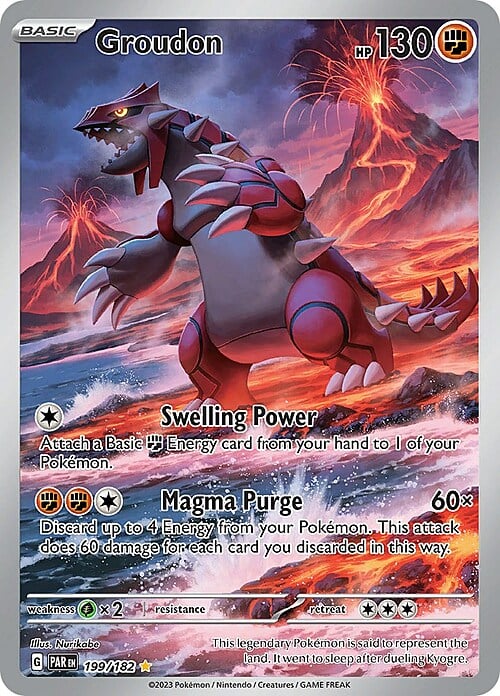 Groudon Card Front