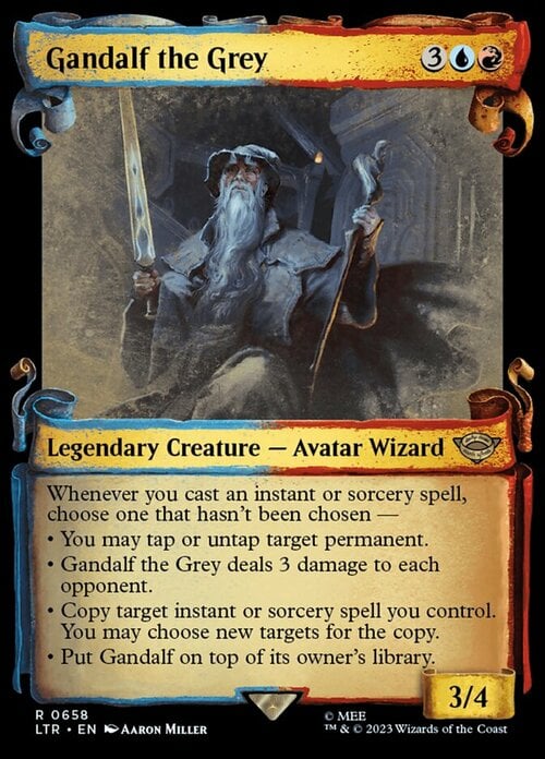 Gandalf il Grigio Card Front