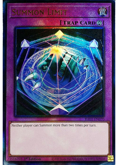 Summon Limit Card Front