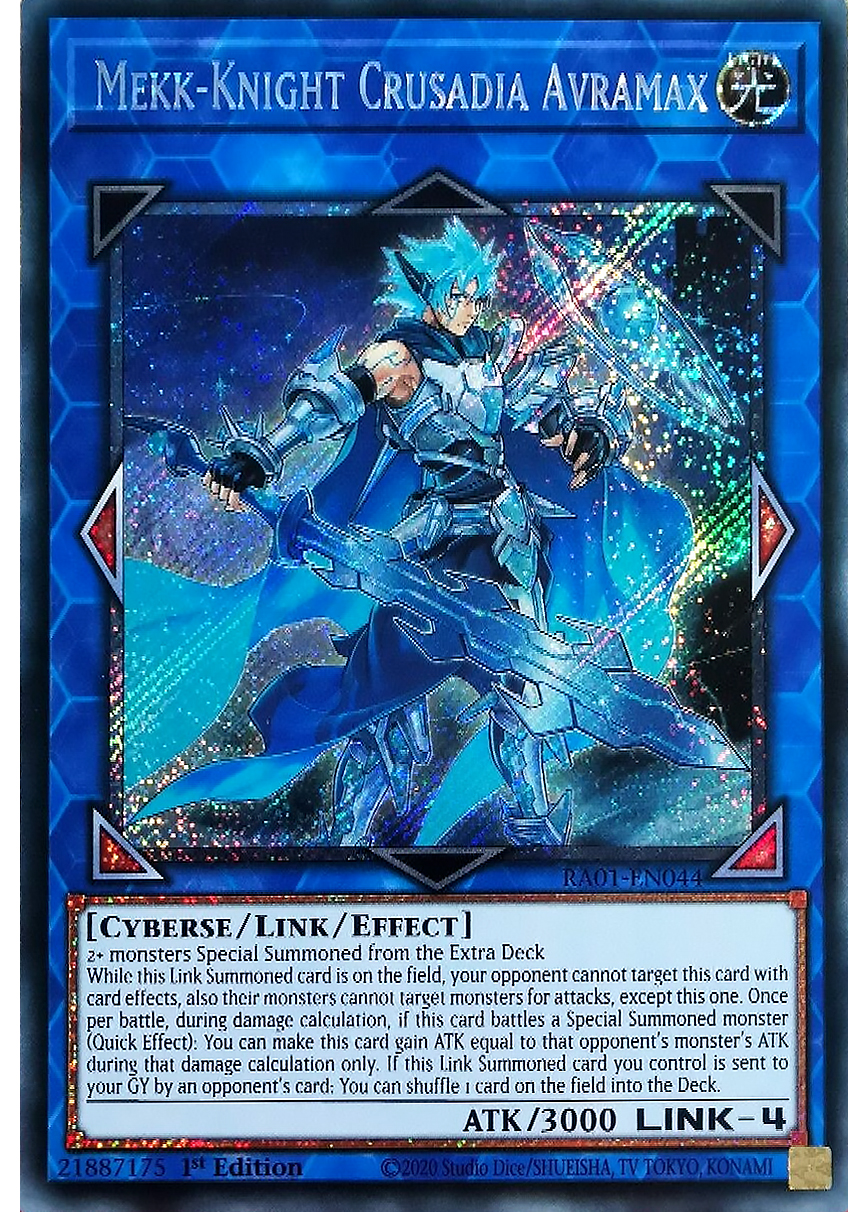 Mekk-Knight Crusadia Avramax 25th Anniversary Rarity Collection | Yu-Gi ...