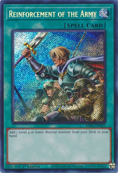 Rinforzi dell'Esercito 25th Anniversary Rarity Collection | Yu-Gi-Oh ...