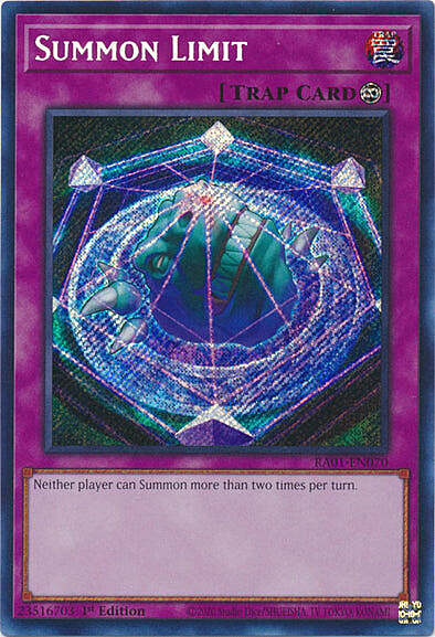 Summon Limit Card Front