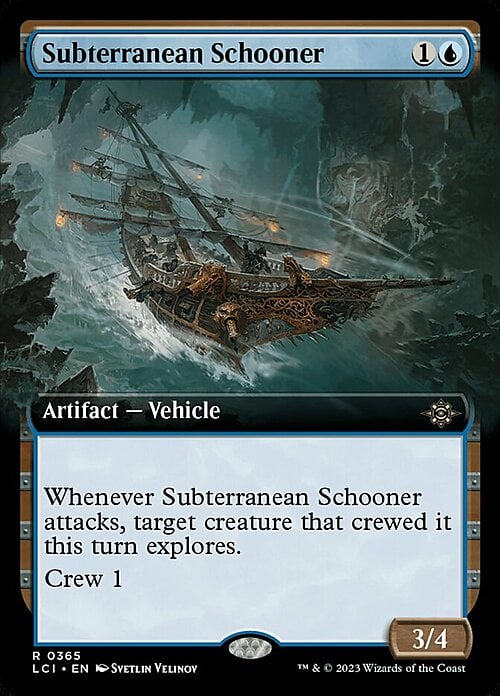 Veliero Sotterraneo Card Front