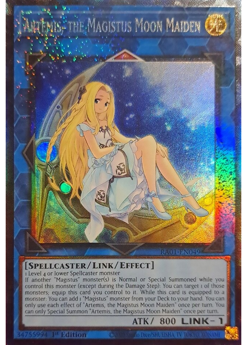 Artemis La Magistus Doncella De Luna 25th Anniversary Rarity Collection Yu Gi Oh Cardtrader 2529