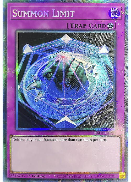 Summon Limit Card Front