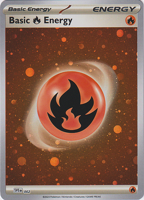 Basic Fire Energy Card Front