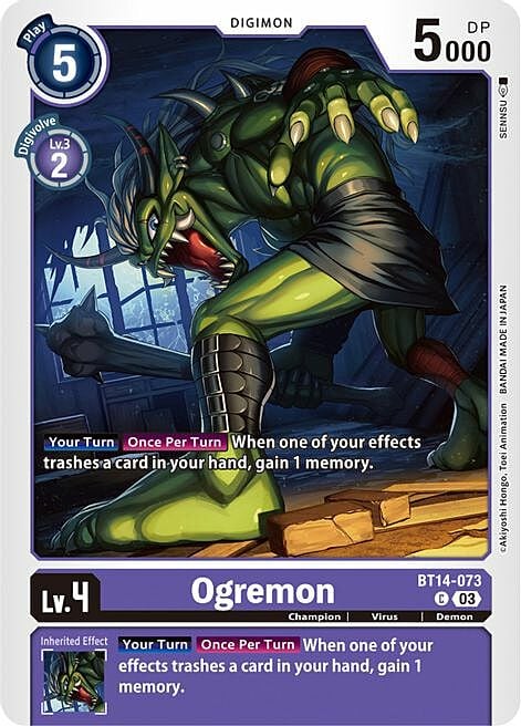 Ogremon Card Front