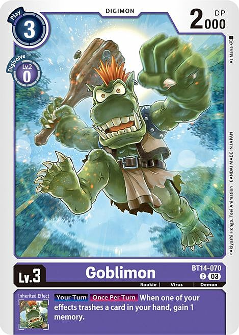 Goblimon Card Front