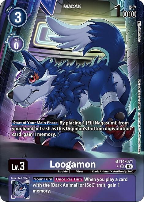 Loogamon Card Front