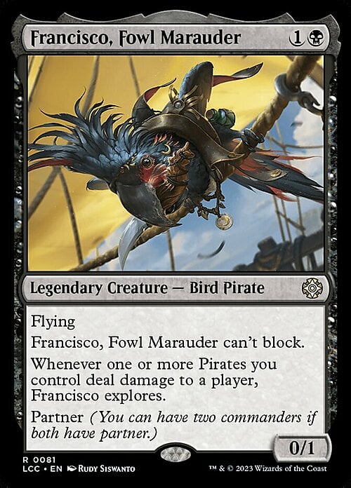 Francisco, Fowl Marauder Card Front