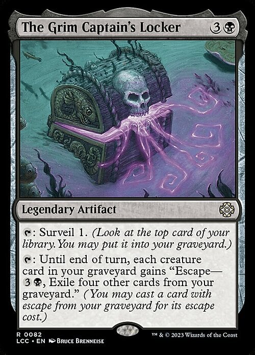 The Grim Captain´s Locker Card Front