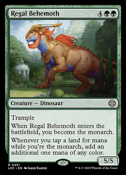 Behemoth Regale Card Front