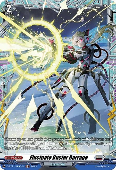 Fluctuate Buster Barrage Card Front