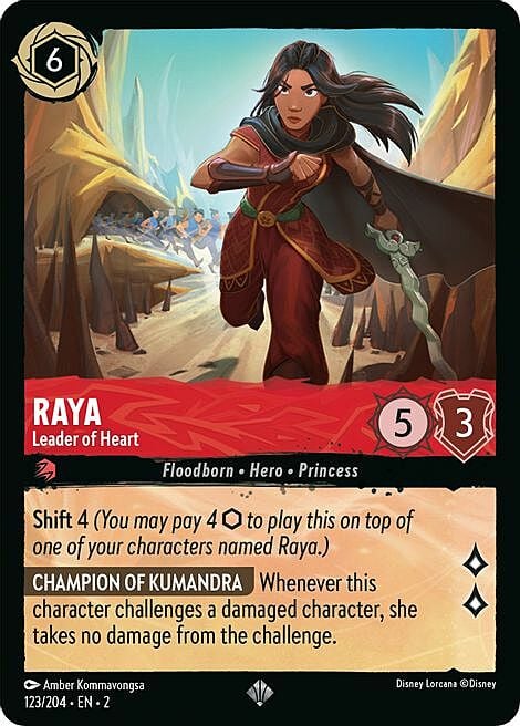 Raya - Leader of Heart Card Front