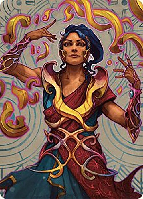 Art Series: Saheeli, the Sun's Brilliance Card Front