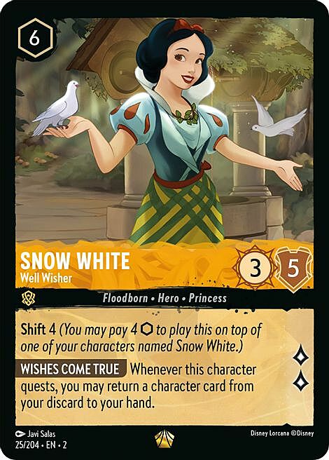 Snow White - Well Wisher Card Front