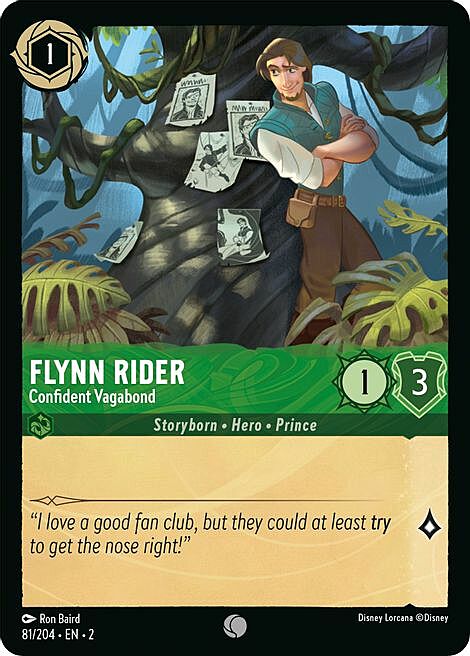 Flynn Rider - Confident Vagabond Card Front