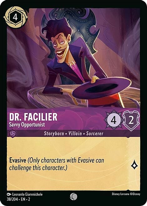 Dr. Facilier - Savvy Opportunist Frente